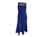 Элегантное длинное синее платье, арт. SM701973.