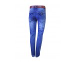 Стильные джинсы для мальчиков, ремень в комплекте, арт. М13525.