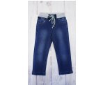 Зауженные джинсы на мягкой резинке,  для мальчиков, арт. М13404.