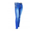 Стильные джинсы с лампасами для девочек,арт. 3253-1.