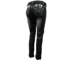 Интересные утепленные джинсы модной варки, ремень в комплекте. Арт I5673.