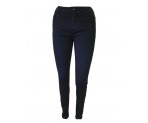 Черные зауженные джинсы с завышенной талией, для девочек, арт. I33981.