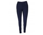 Синие утепленные зауженные брюки для девушек, арт. А19025-1.